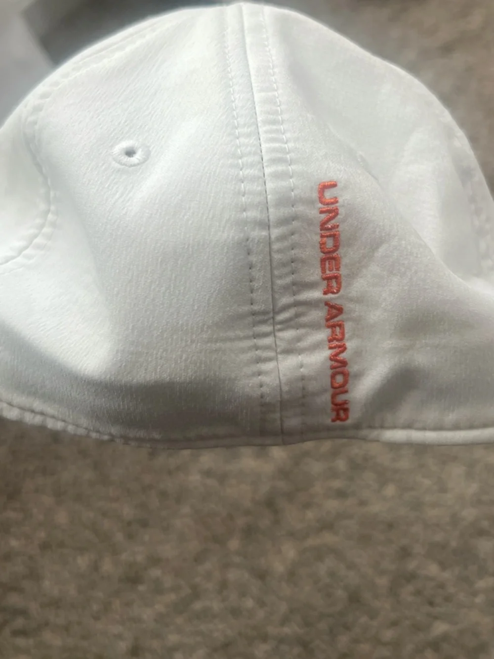 Under Armour Kids‎ Olive Green & Orange Gradient Striped Trucker Hat